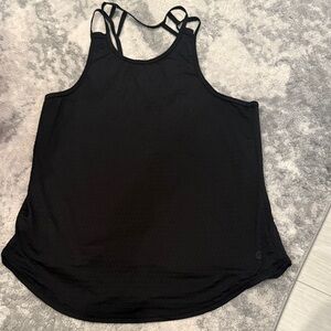 Black Strappy Women's Tank Top